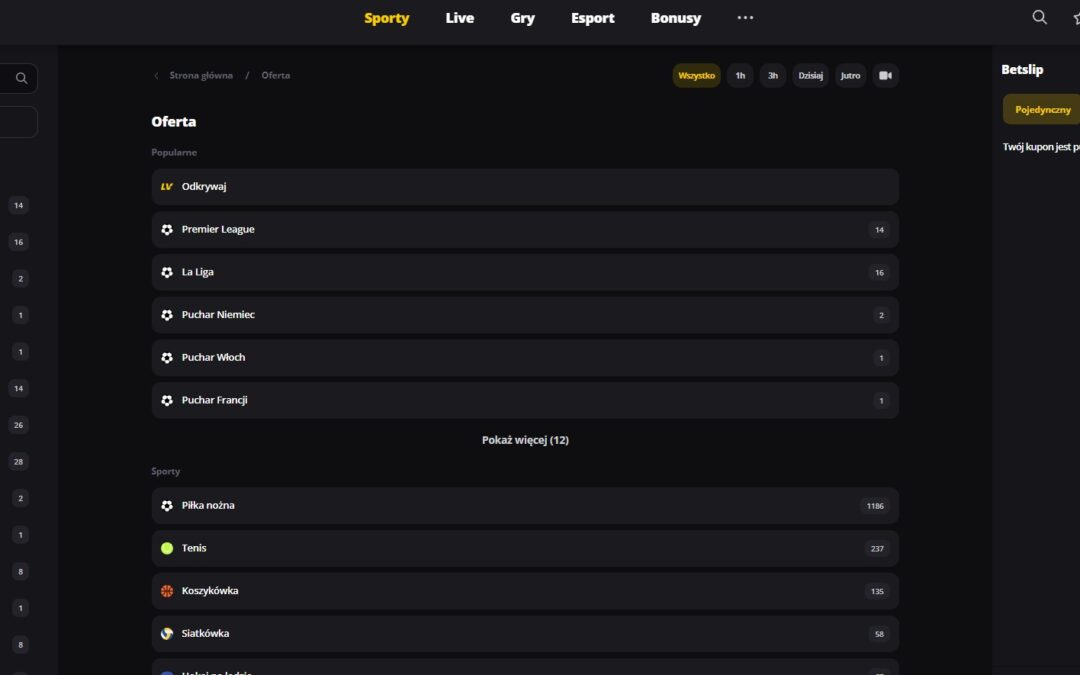 Streaming w LV BET – darmowe transmisje live dla obstawiających